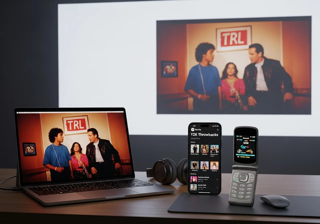 Incorporating Modern Technology with Y2K Nostalgia