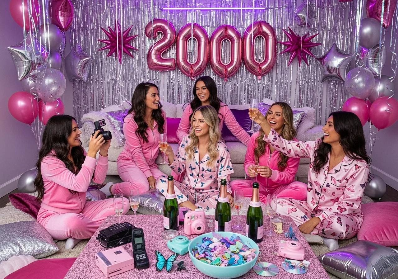 Throw the Ultimate Y2K Bachelorette Sleepover Party Ideas