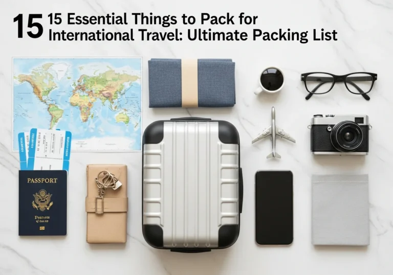 15 Essential Things to Pack for International Travel Ultimate Packing List