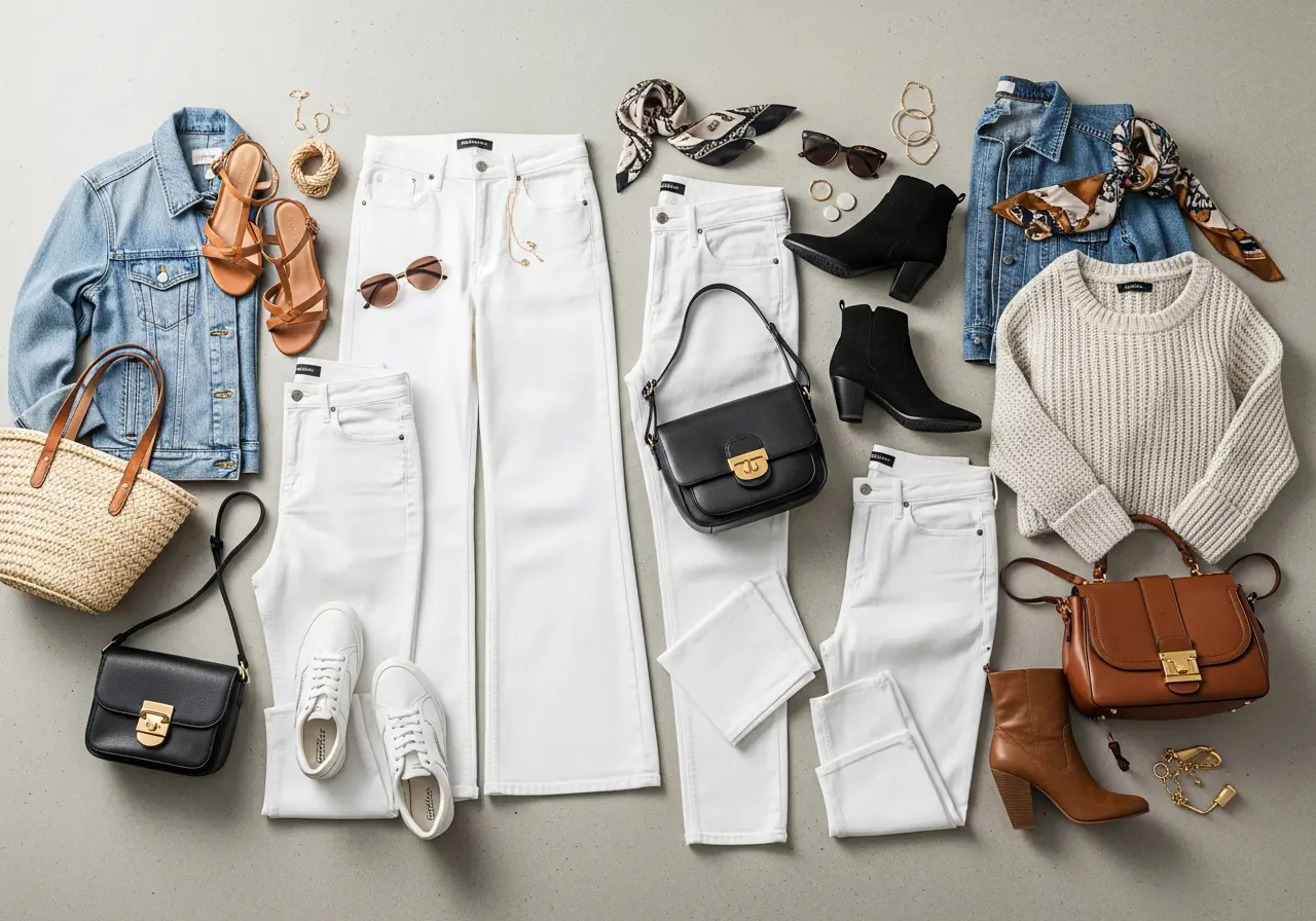 15 White Jeans Outfits That Are Chic All Year Long