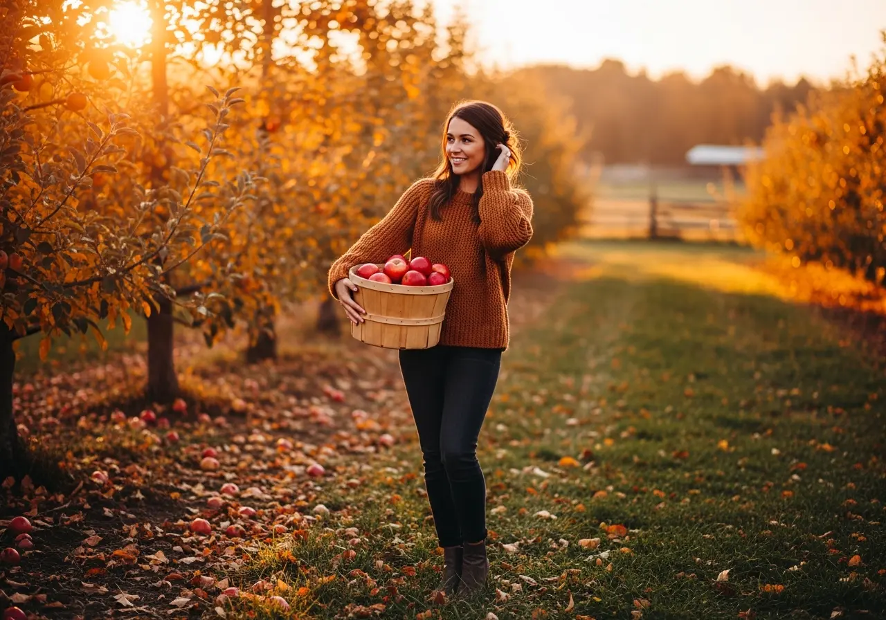 9 Apple Picking Outfit Ideas You'll Love for Fall Weekends