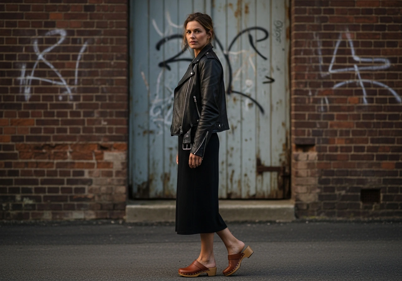 Adding Edge with Leather Jackets