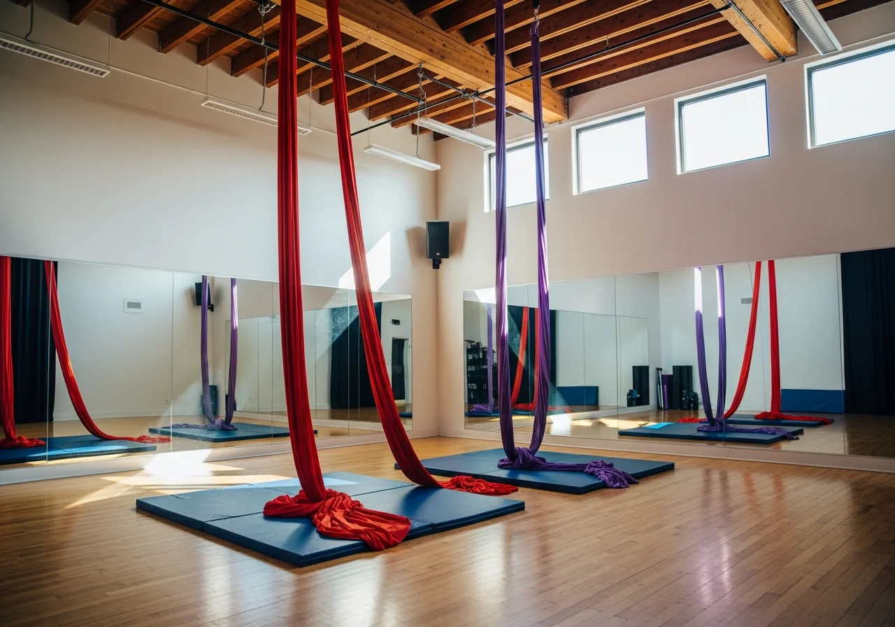 Aerial Silks or Trapeze Class