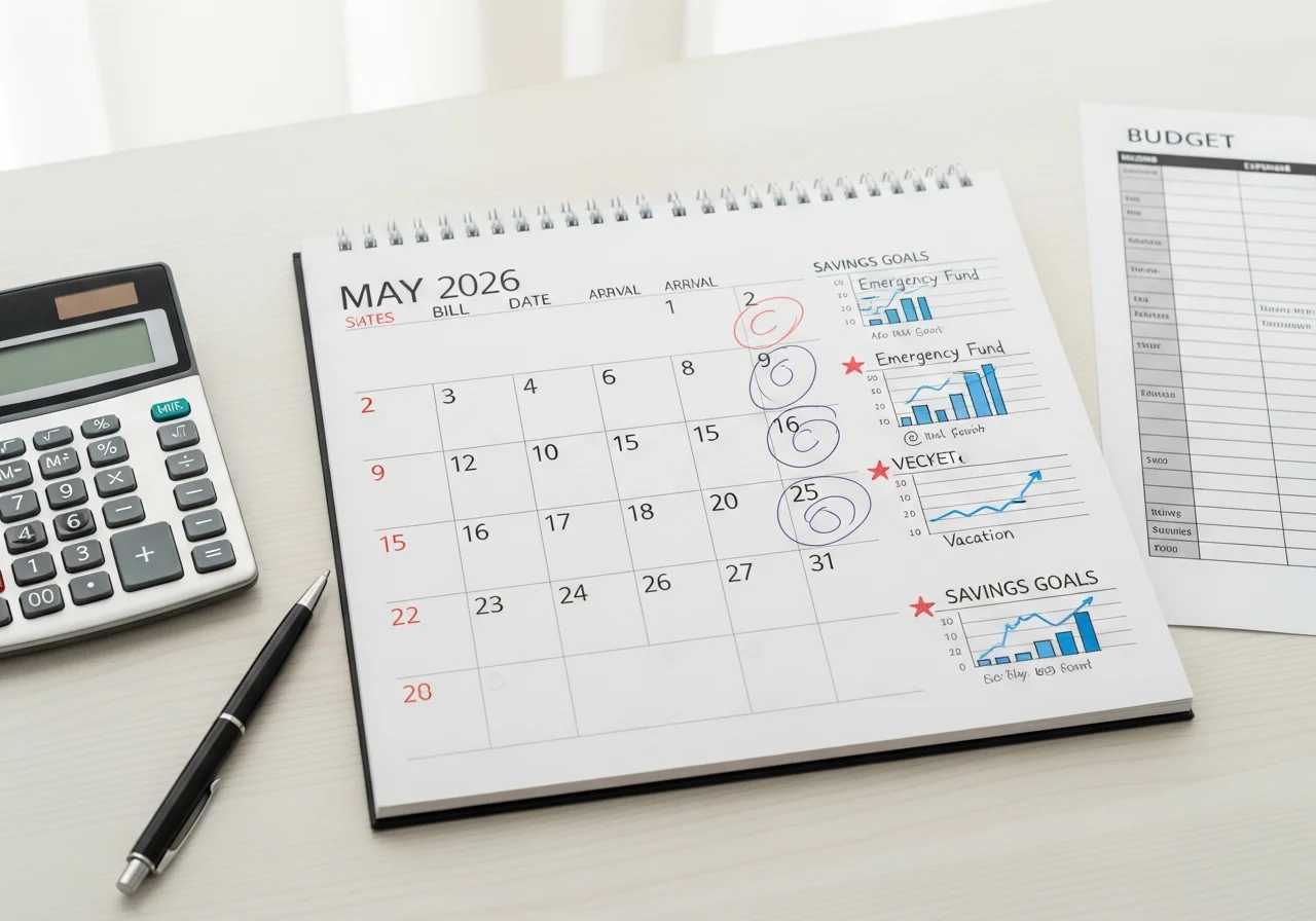 Budget Planning with Your May Calendar.