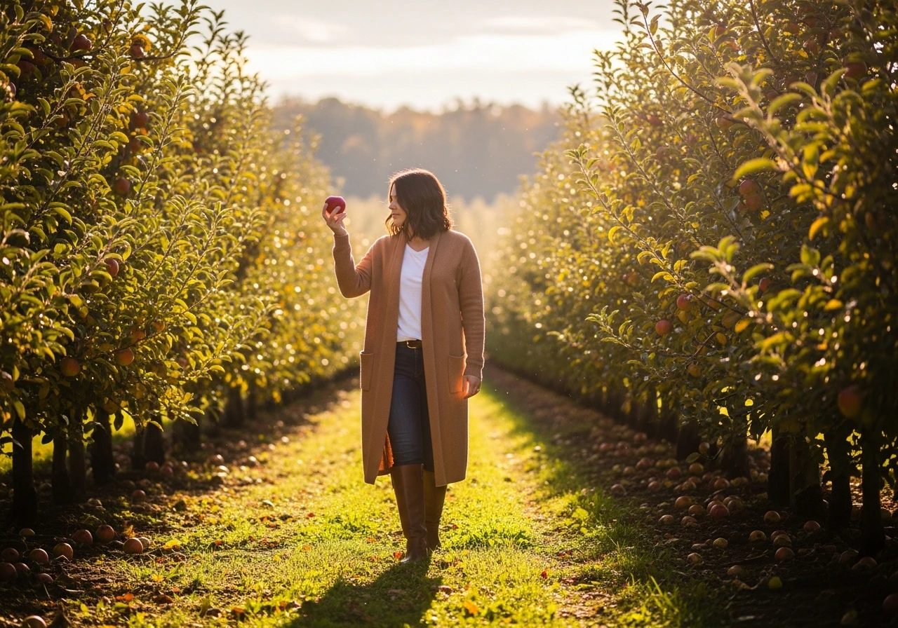 Cardigan and Jeans with Knee-High Boots