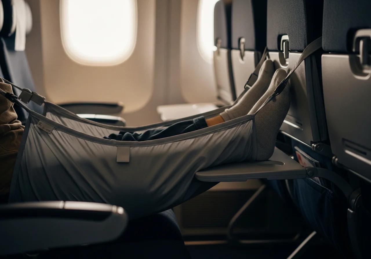 Compact Foot Hammock for Improved Circulation