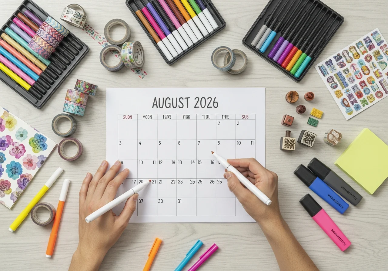 Customizing Your August 2026 Calendar.