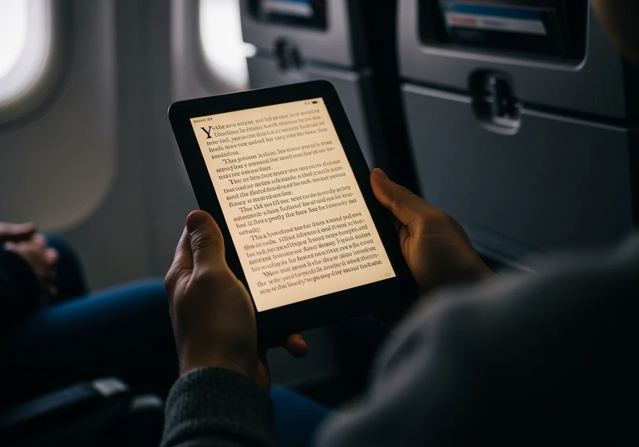 Electronic Reading Device with Adjustable Warm Lighting