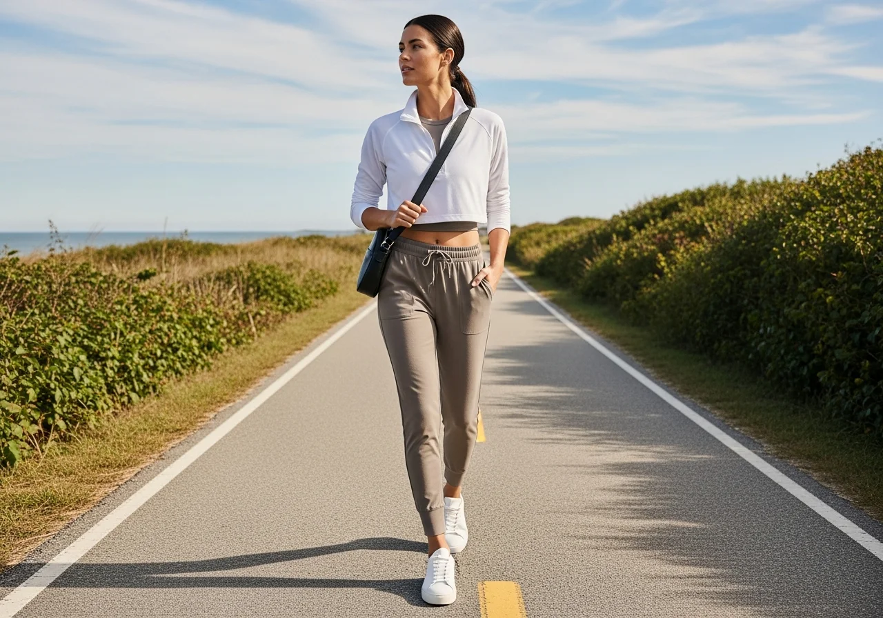 Cape Cod Outfit: Elevated Athleisure
