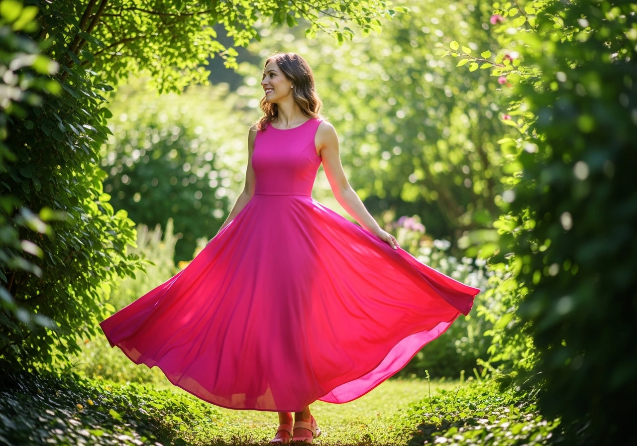 Essential Piece Three: The Hyper Pink Summer Dress