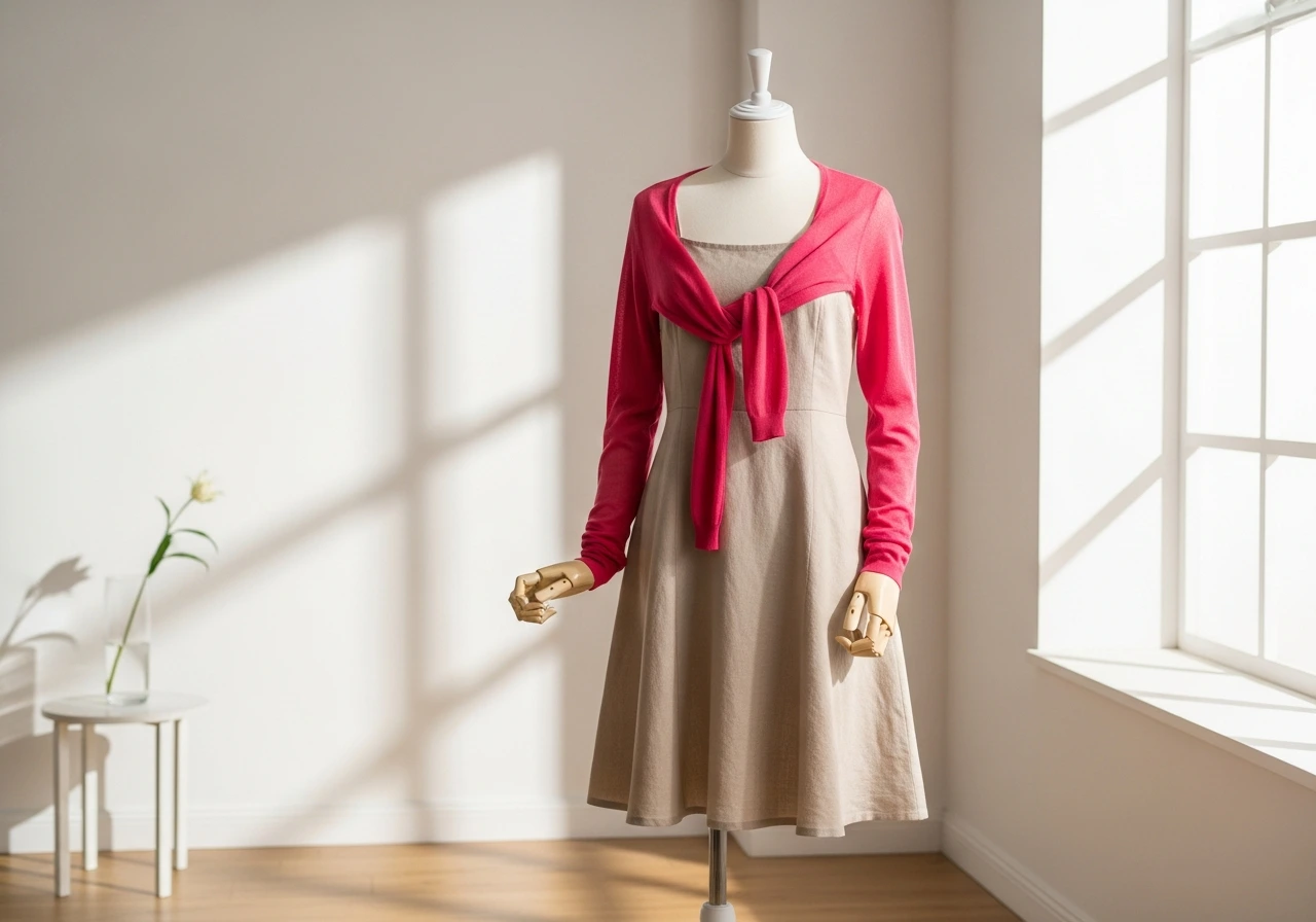 Essential Piece Two: Hyper Pink Lightweight Layering Cardigan