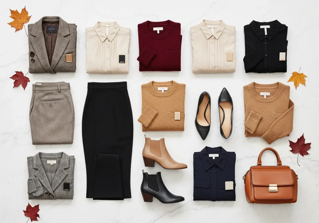 How to Build a Work Capsule Wardrobe + 21 Stylish Fall Work Outfits