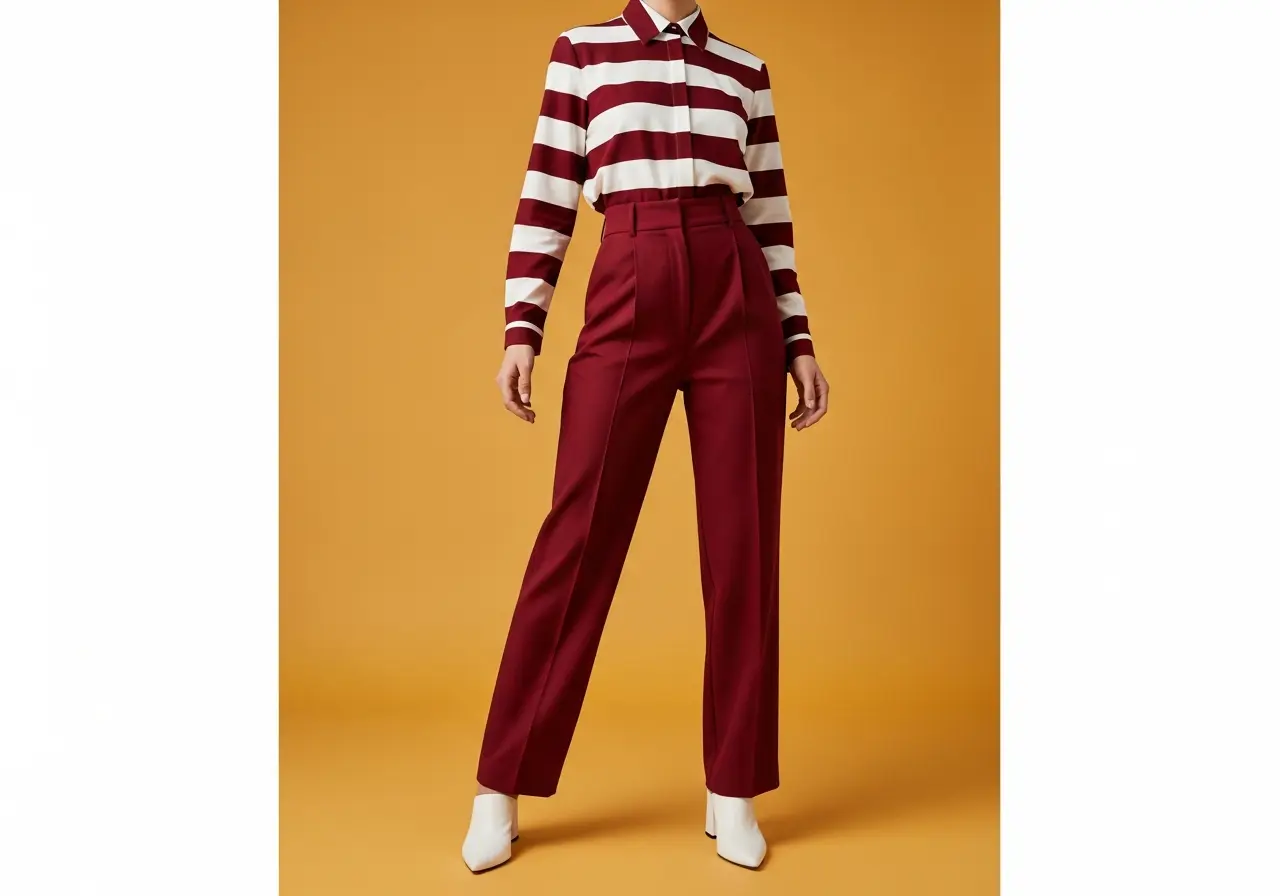 Incorporate Your Striped Shirt into Color Blocking