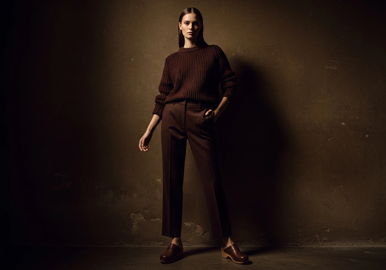 Incorporating-Clogs-into-Monochromatic-Outfits