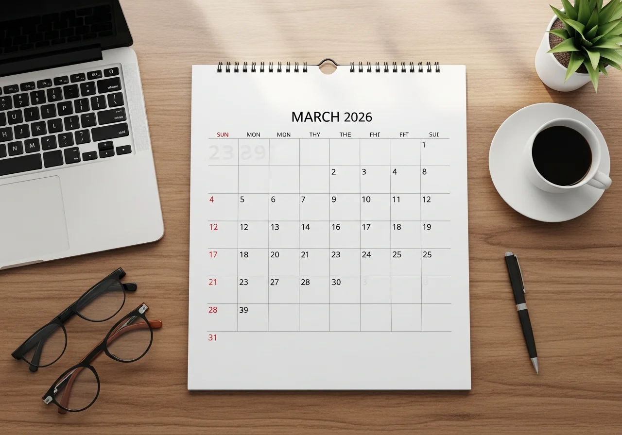 March 2026 Calendar Printable Free High Definition Templates.