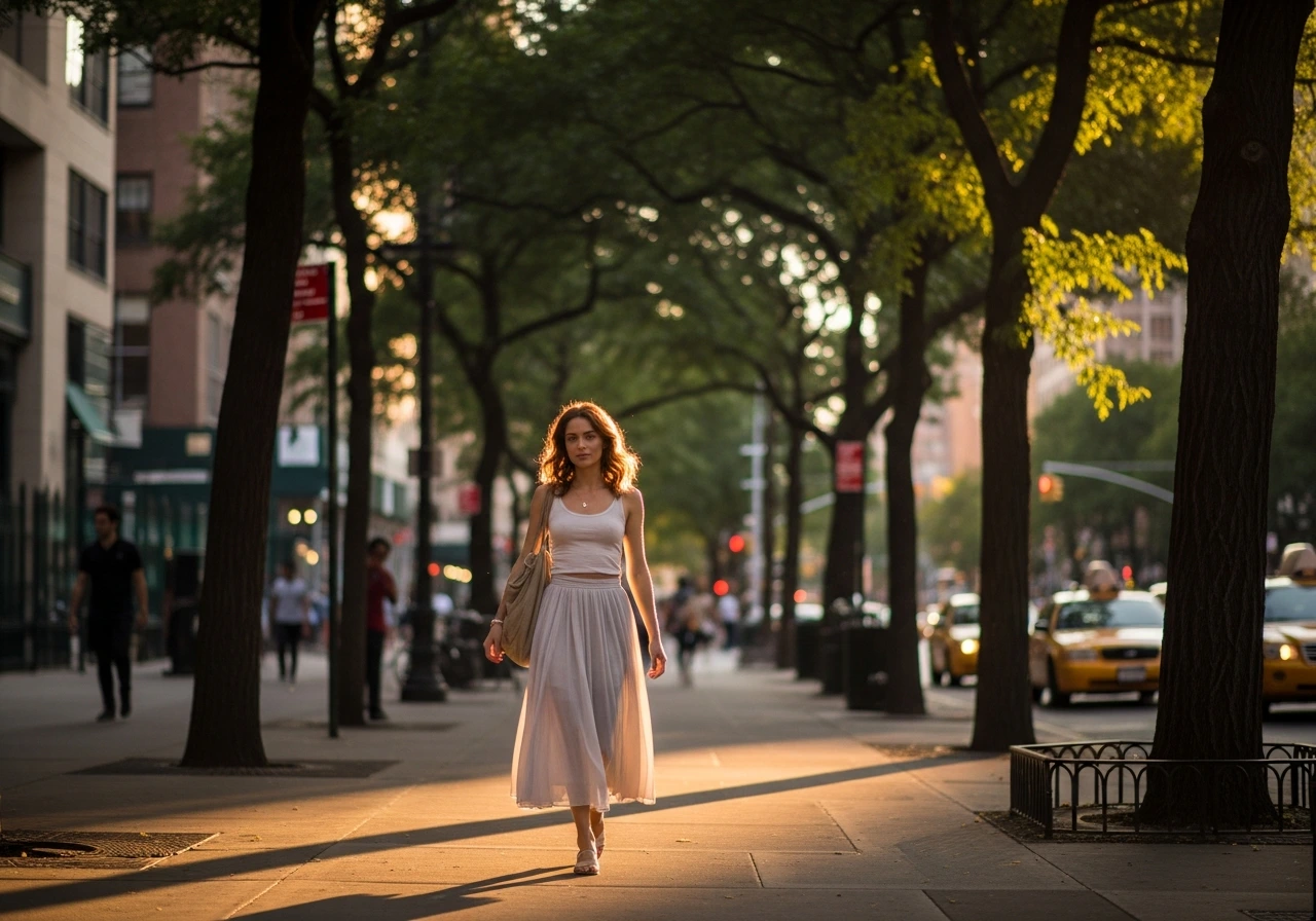 Midi Skirt with Tiny Tank