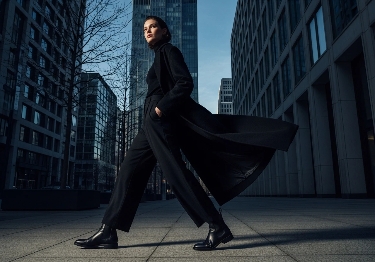 Monochromatic Black Power Look