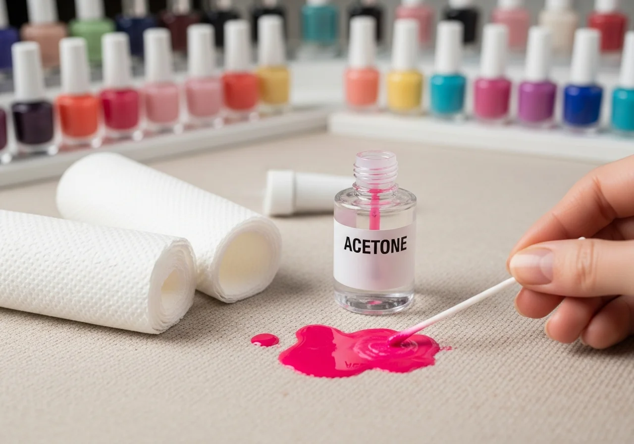 Nail Polish Stain Removal