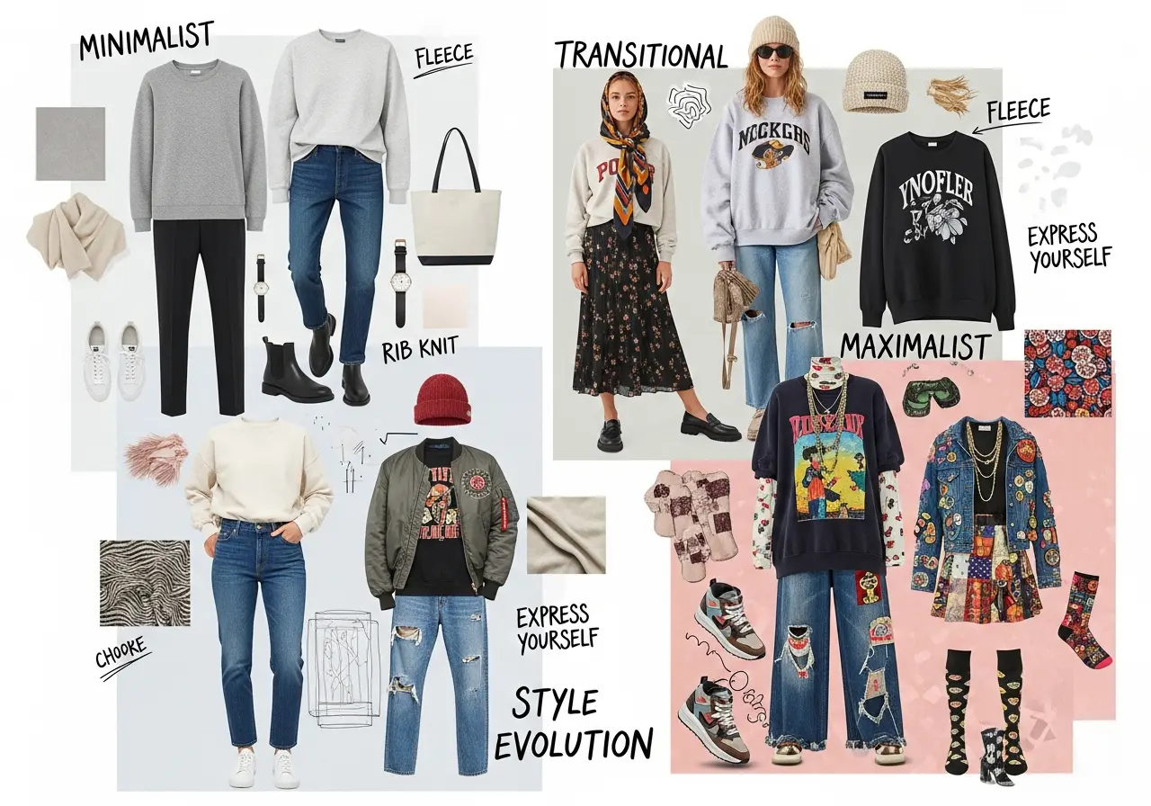 Personal Style Development Through Sweatshirt Styling