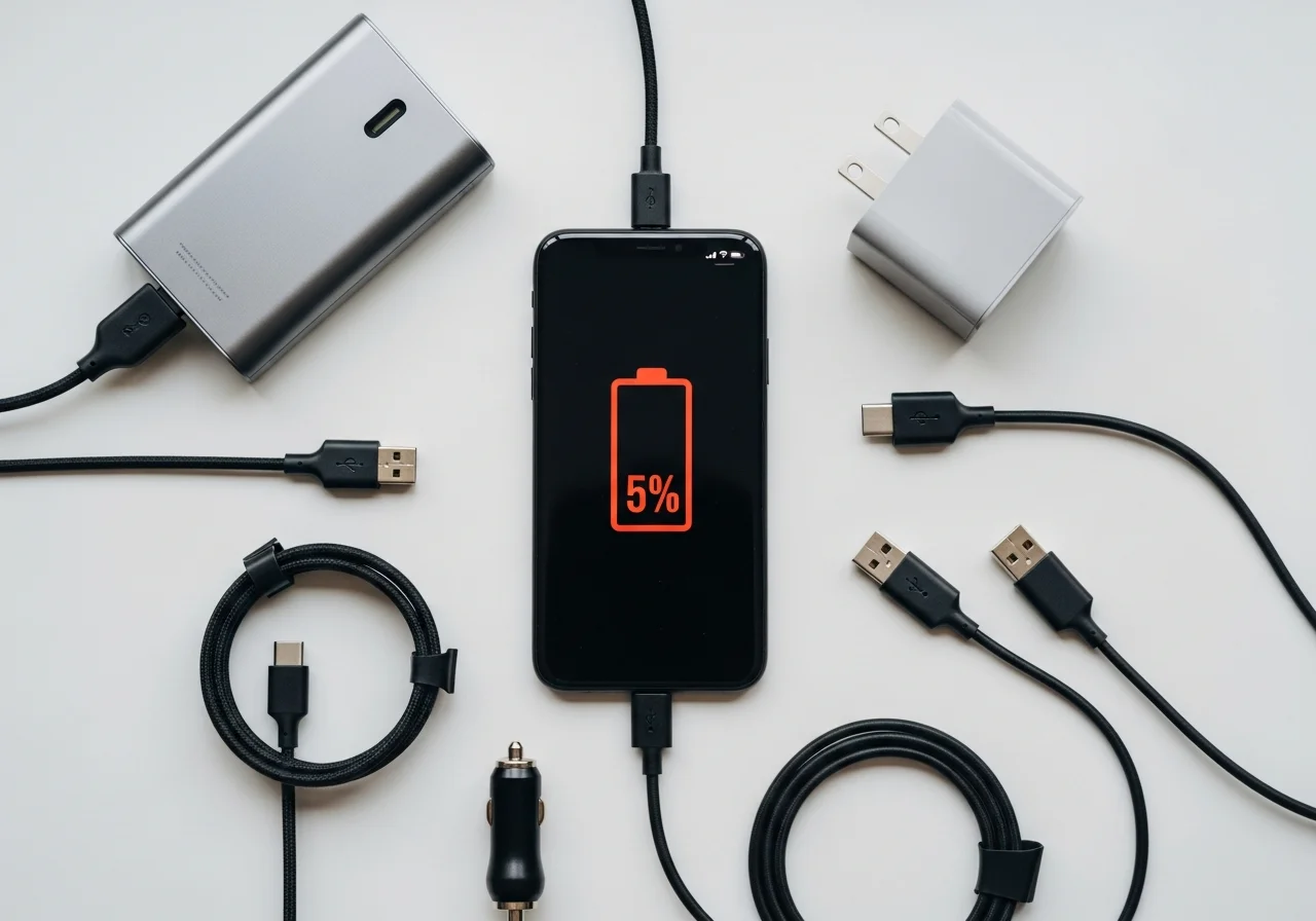 Phone Charger Tips To Avoid Dead Battery On Arrival.