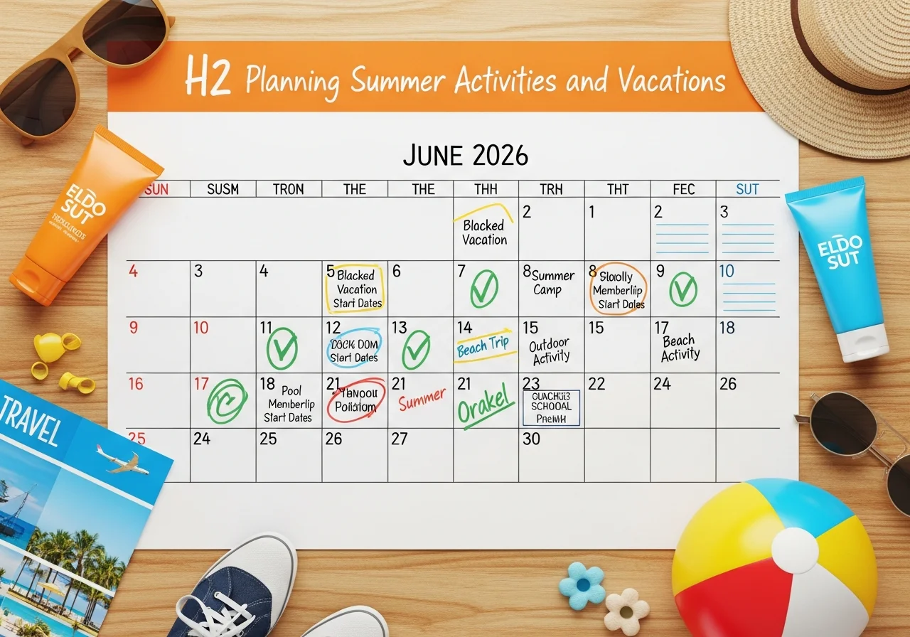 Planning Summer Activities and Vacations.