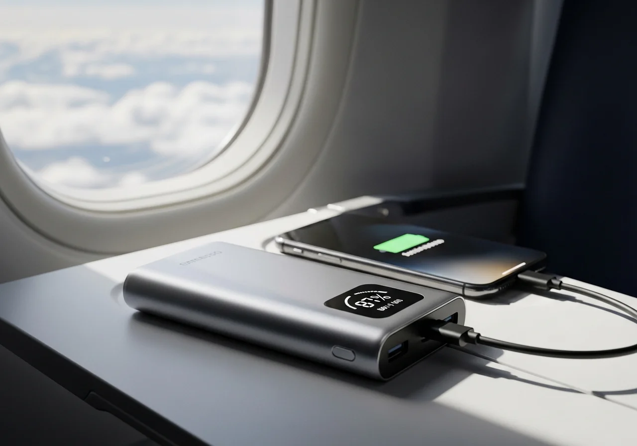 Portable Power Bank with High Capacity.