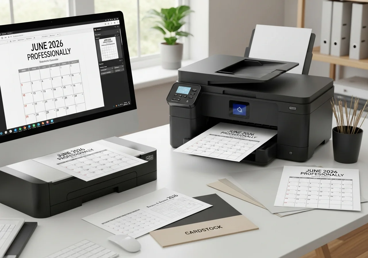 Printing Your Calendar Professionally