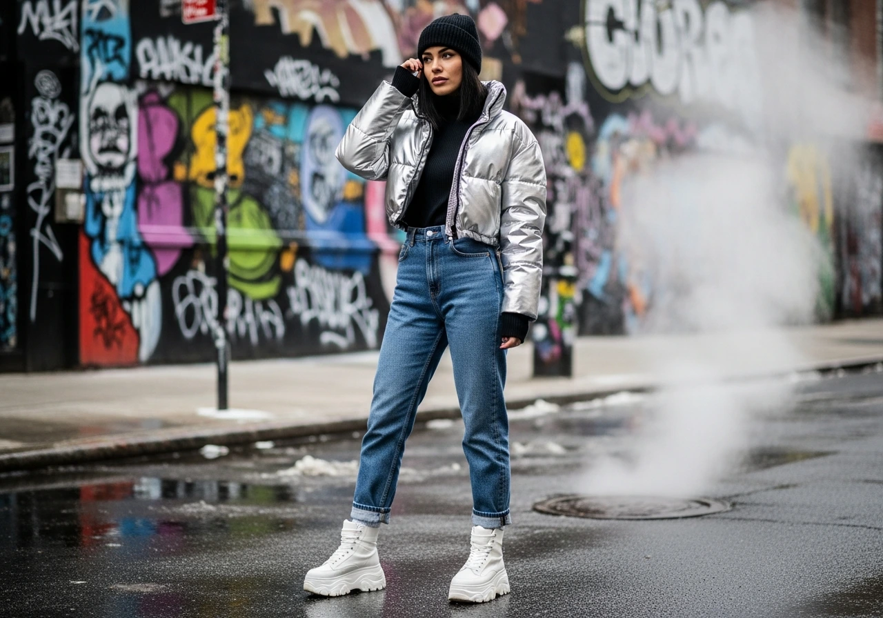 Puffer Jacket Street Style