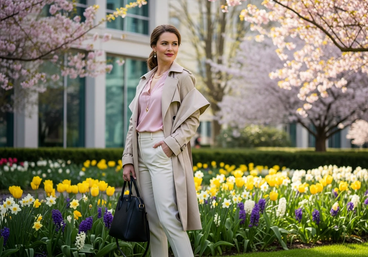 Spring Work Outfits That Balance Fresh and Professional