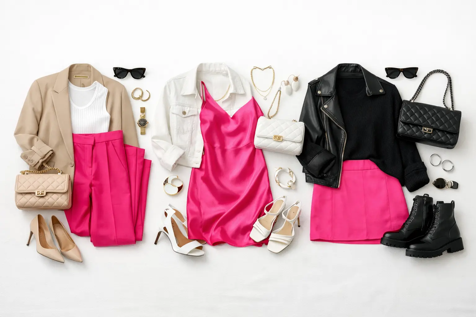 Styling Your Hyper Pink Summer Capsule Wardrobe