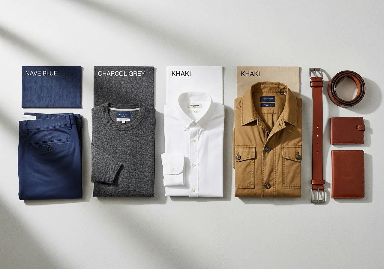 The Color Strategy Behind This Men's Capsule Wardrobe