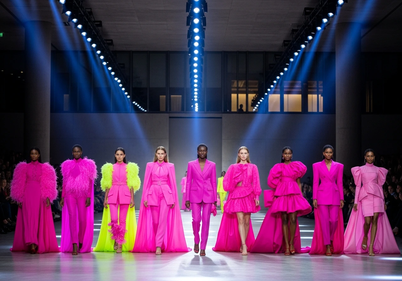 The Hyper Pink Revolution in Contemporary Fashion