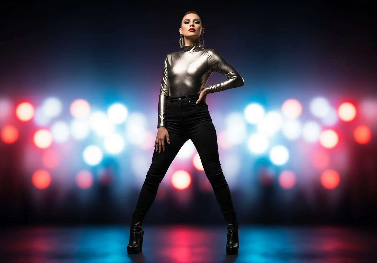 The Statement Bodysuit and High-Waisted Bottoms