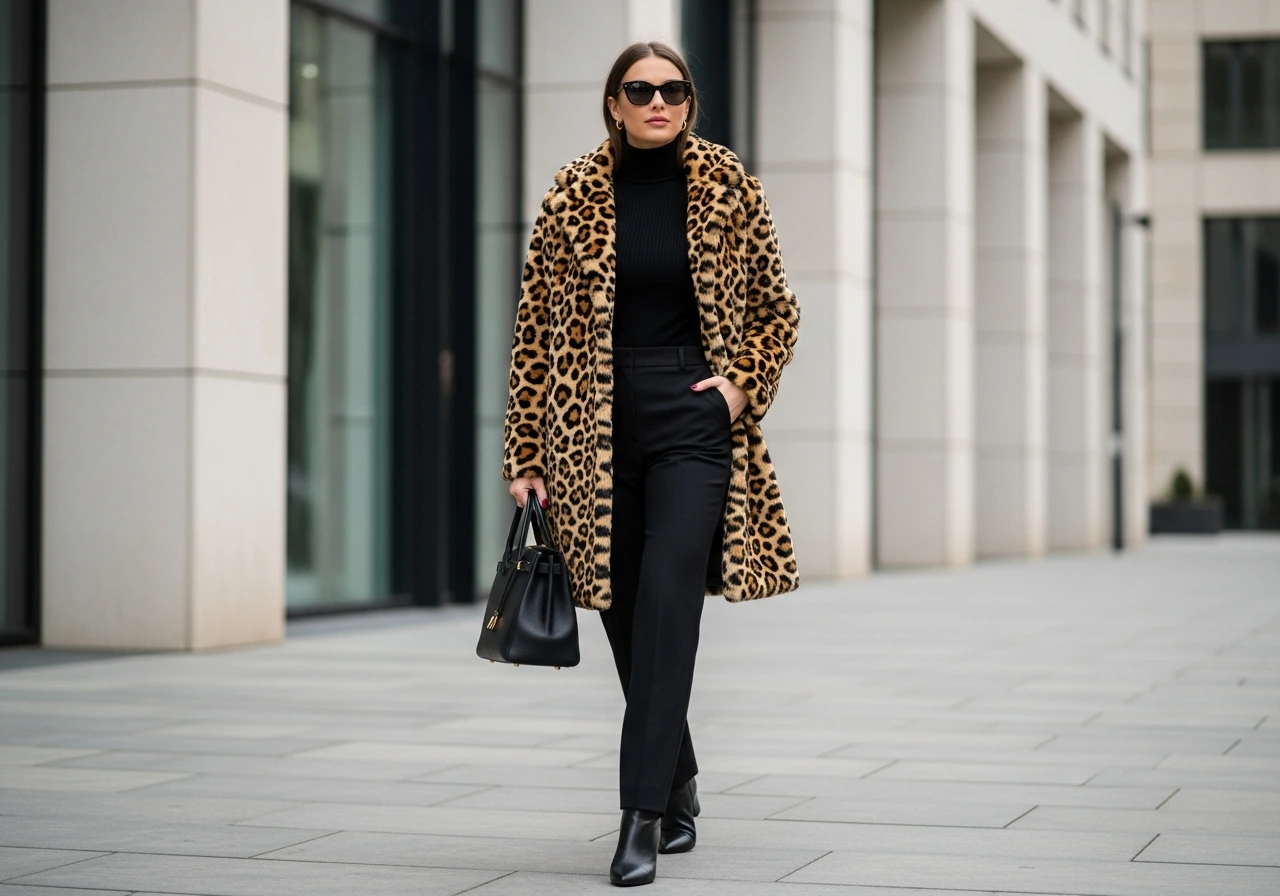 The Statement Outerwear and Neutral Base Strategy