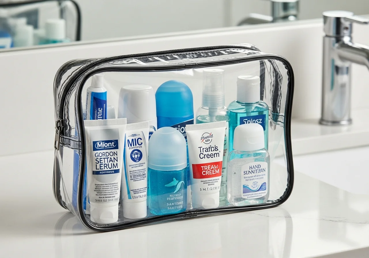 Travel-Sized Toiletries.