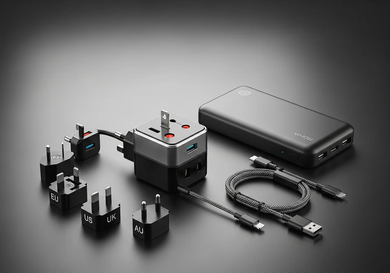 Universal Power Adapter and Portable Charger