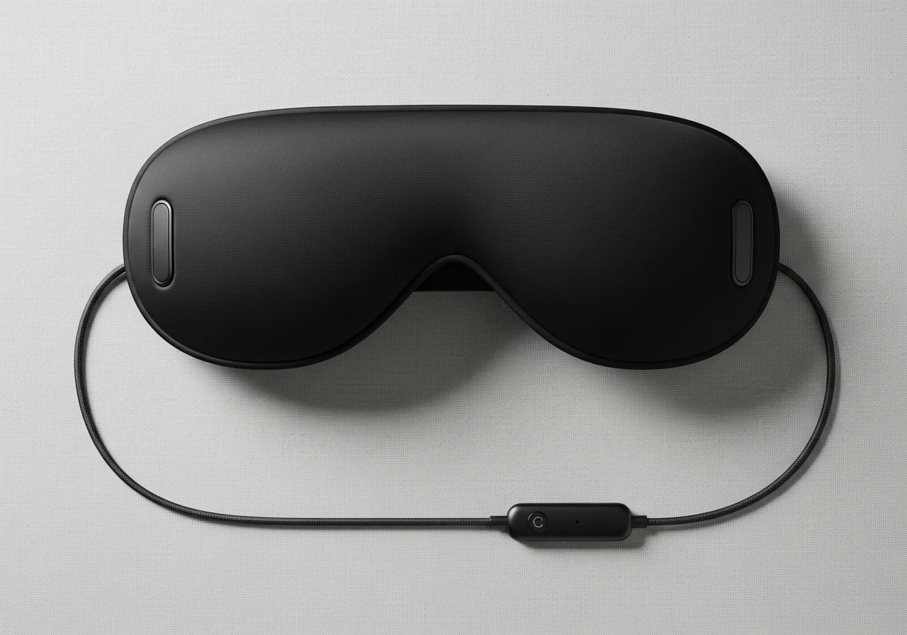 Wireless Bluetooth Sleep Mask with Built-In Speakers