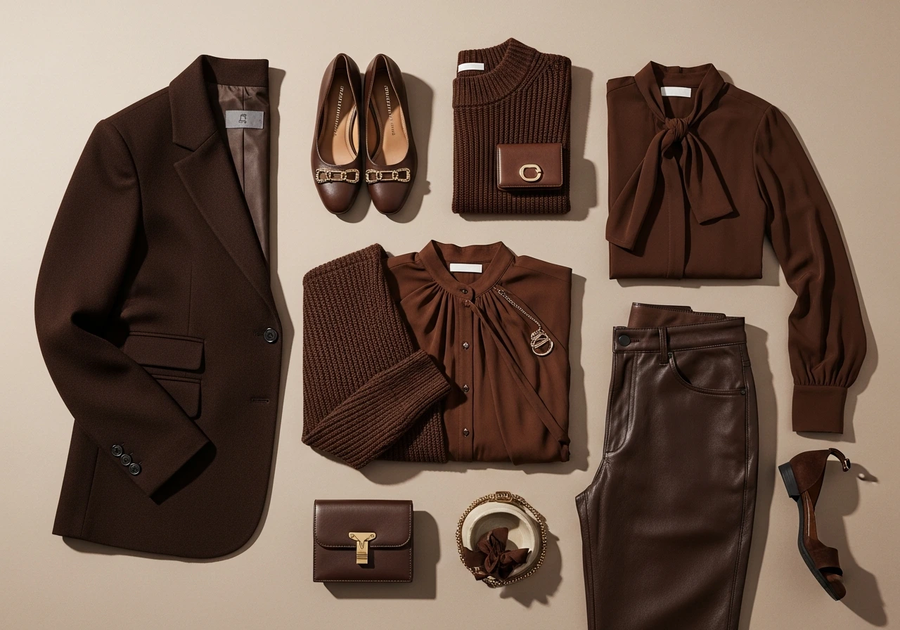 brown outfit ideas