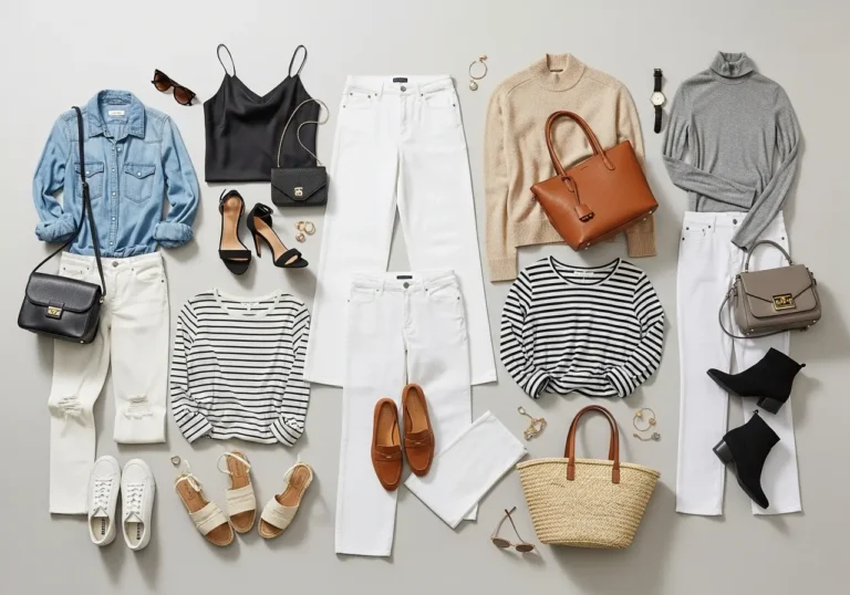 white jeans outfits