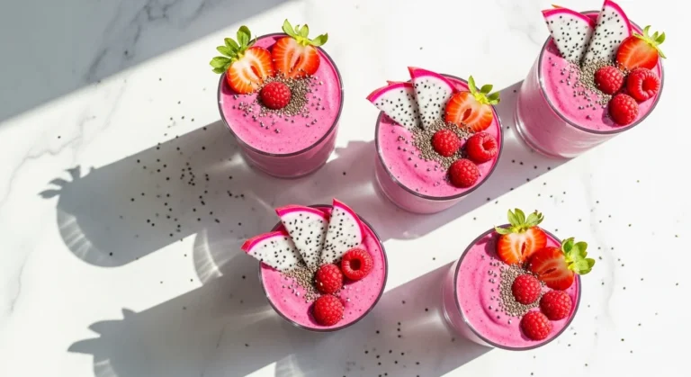 20 Pink Berry Glow Smoothies for Healthy Skin