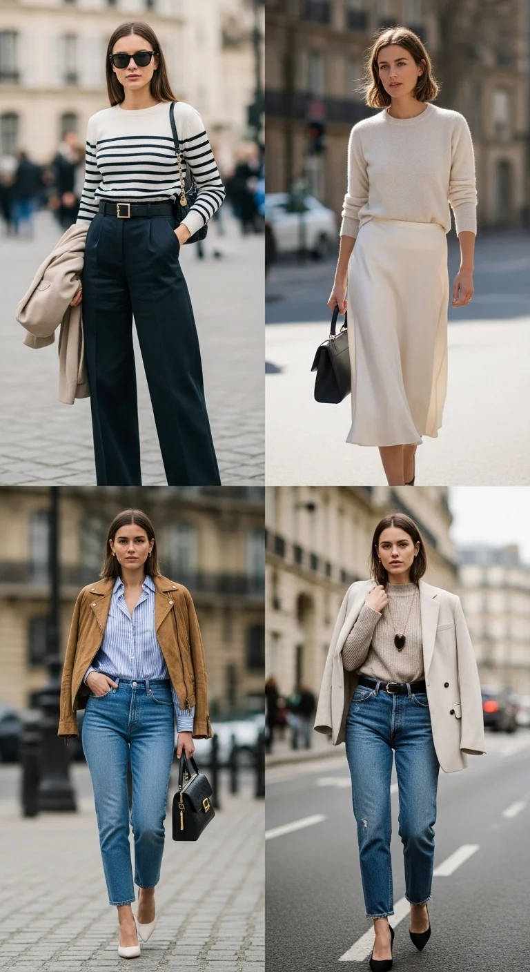 22 Parisian Chic Outfits You Can Wear Right Now