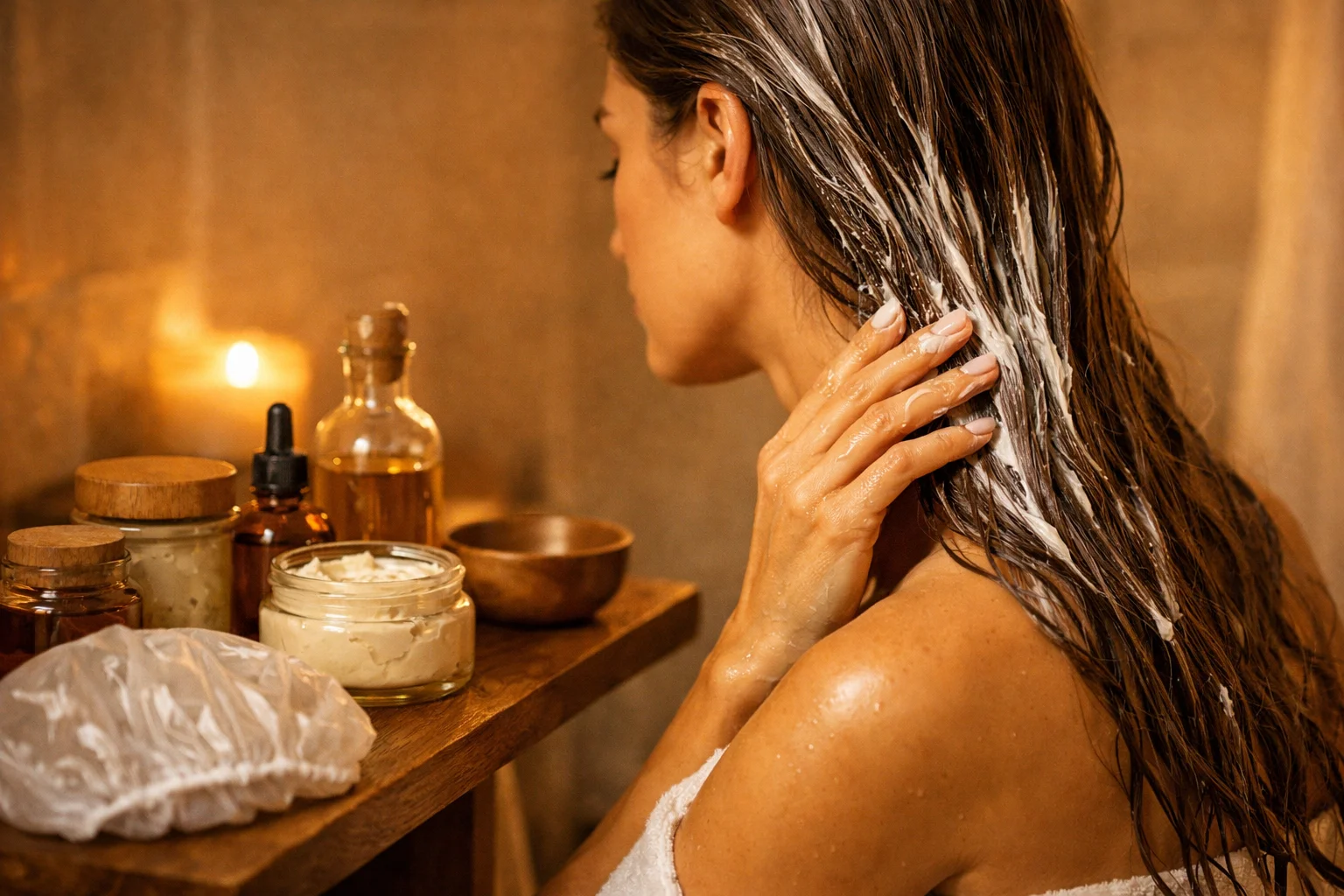 Apply-Your-Hair-Mask-Before-You-Enter