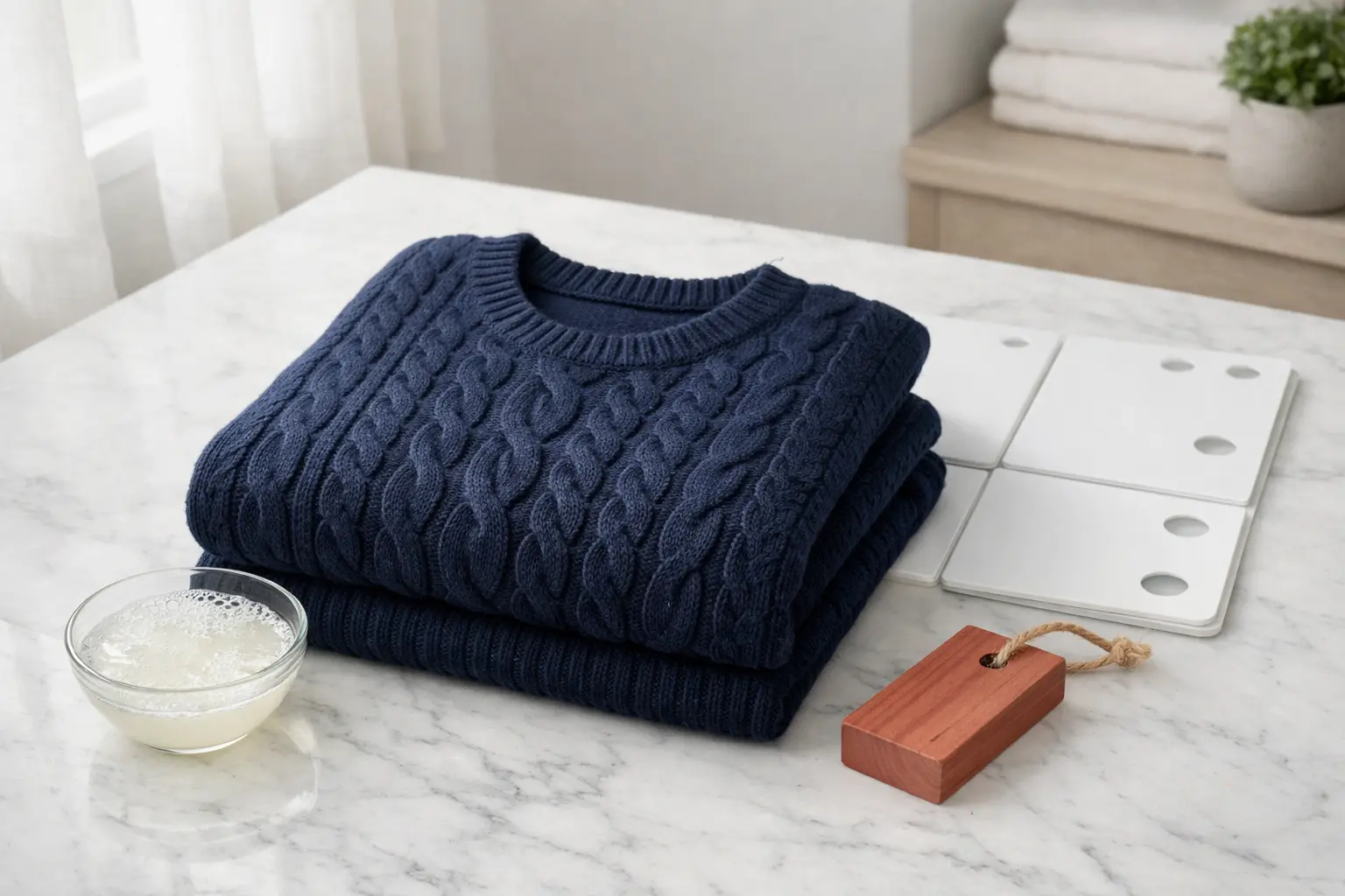 Caring-for-Your-Navy-Cable-Knit-Sweater.