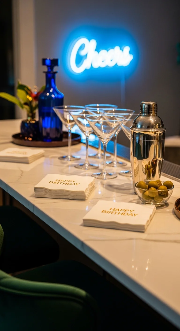 Cocktail and Bar-Inspired Birthday Party Themes
