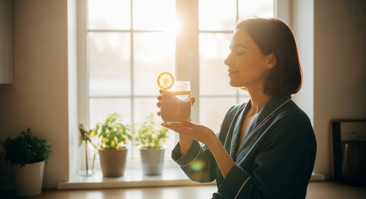 Hydrate Immediately After Waking