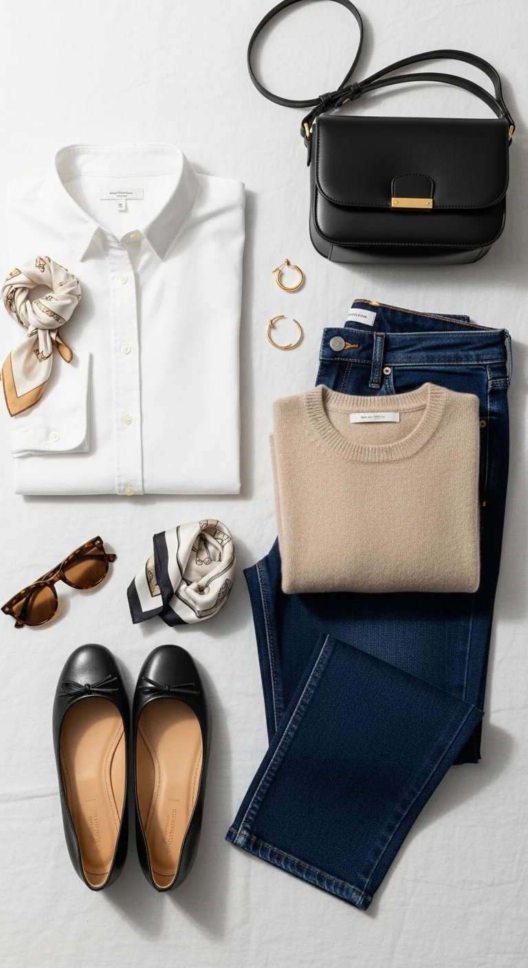 The 10 Foundation Pieces Behind Every Parisian Chic Outfit