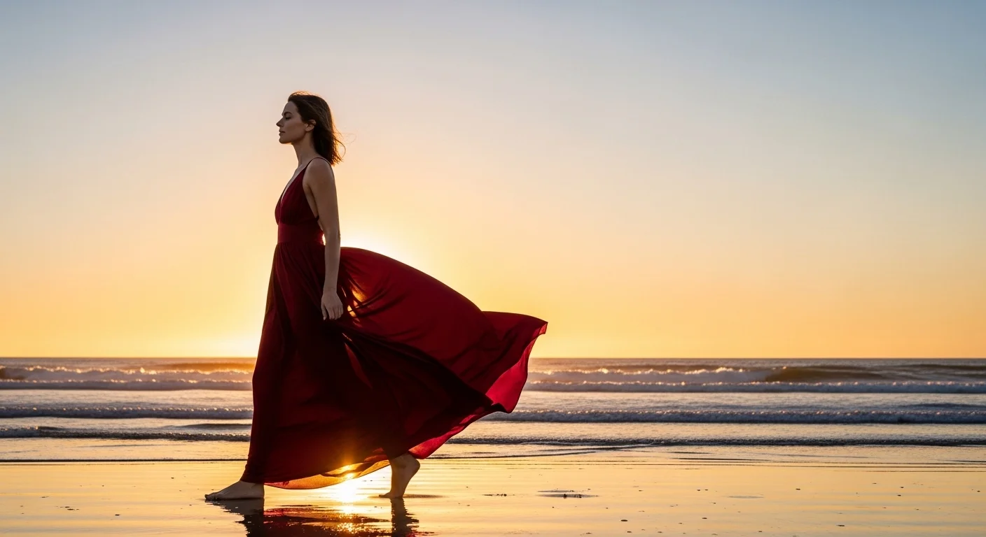 The Cherry Red Maxi Dress