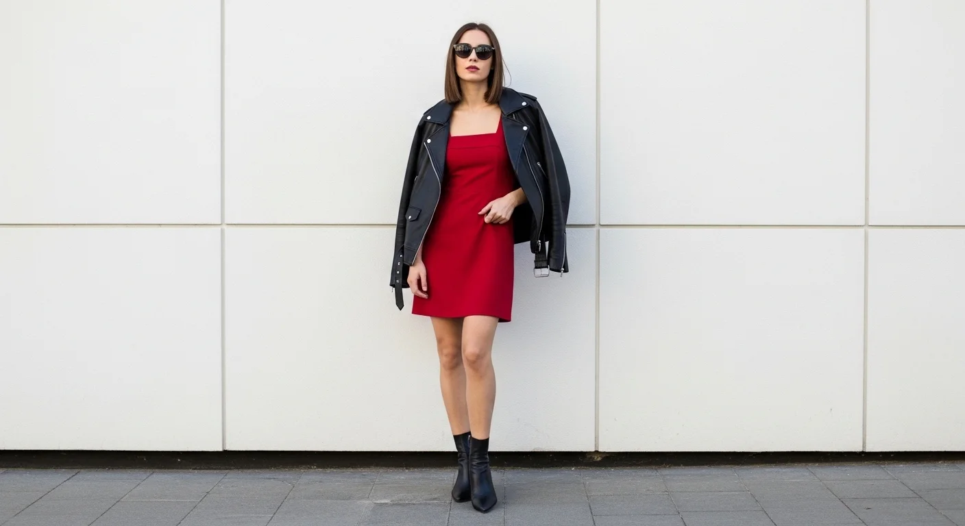 The Cherry Red Mini Dress