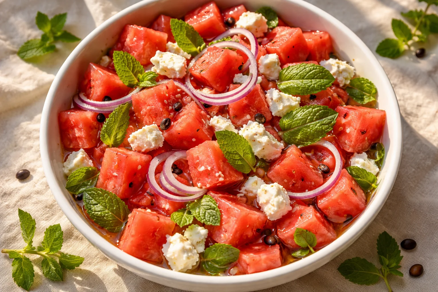 Watermelon-Based-Pink-Salad-Recipes