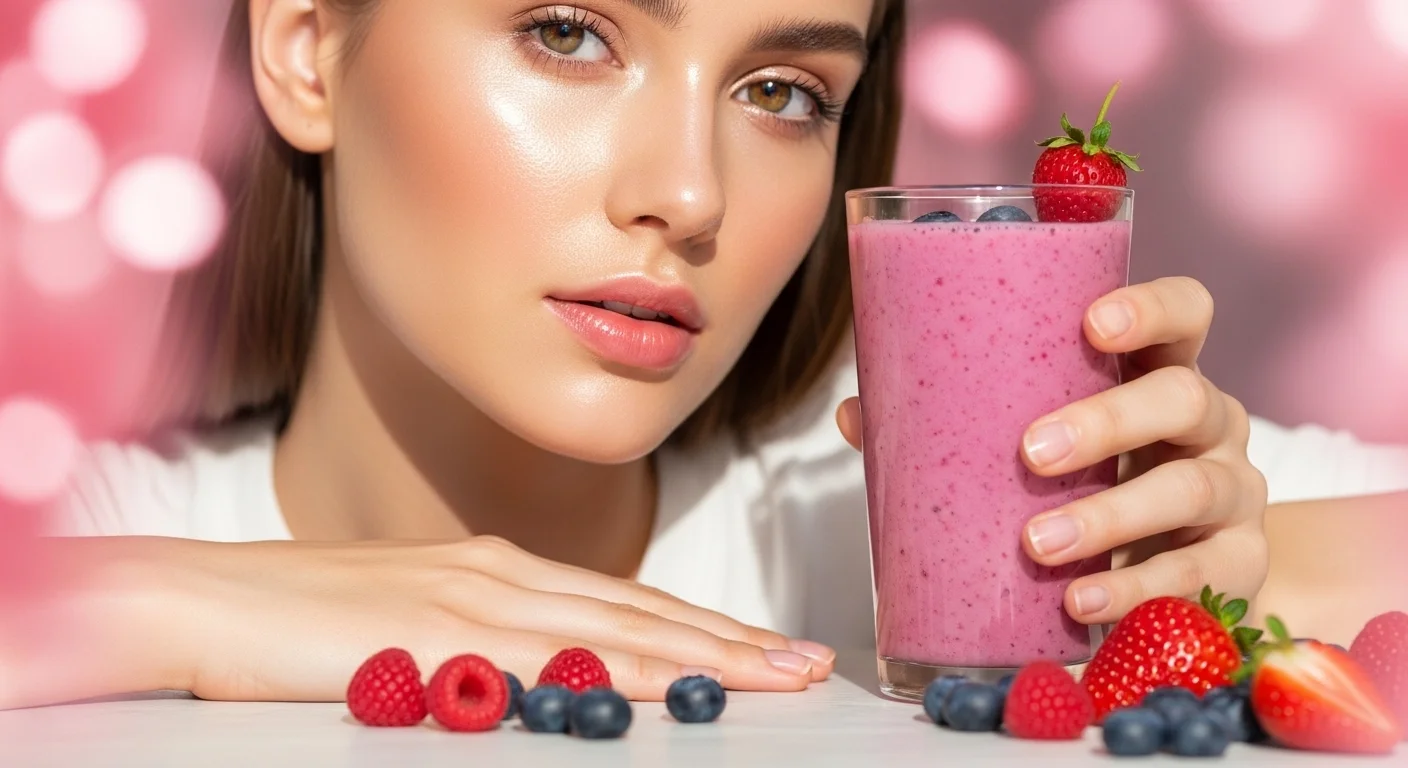 Why Pink Berry Smoothies Are a Skin Game Changer